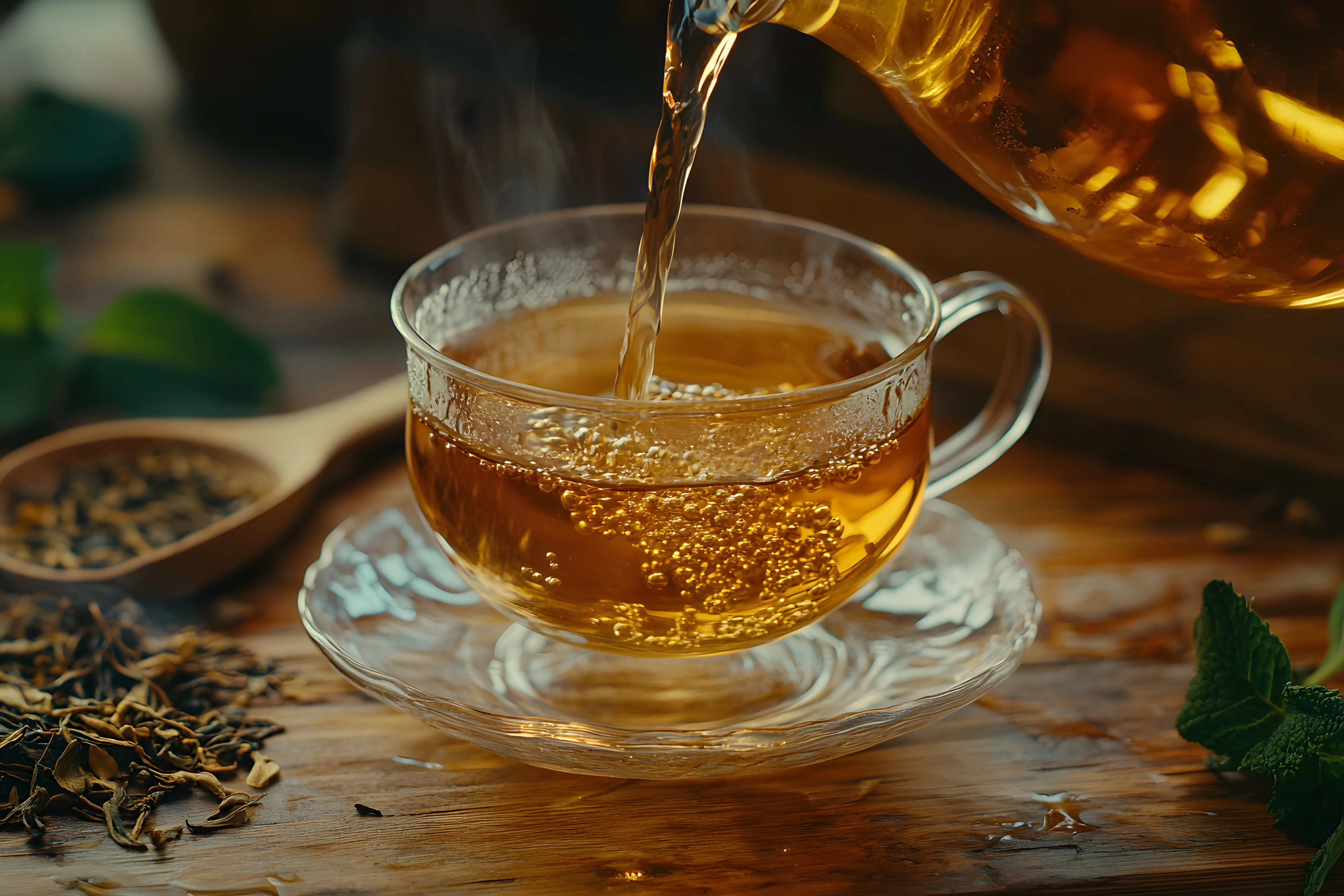 ヤーコン茶の抽出